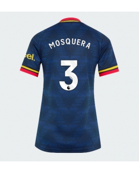 Arsenal Cristhian Mosquera #3 Maglia Gara Trasferta Repliche 2026-27 Donna Maniche Corte
